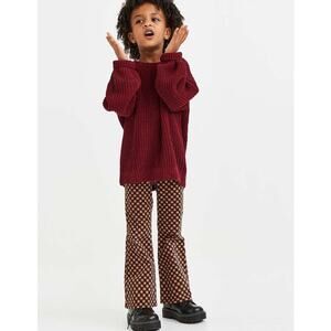 H&M Girls Flared Corduroy Trousers Floral Groovy Soft Corduroy Stretch‎ Jeans 10